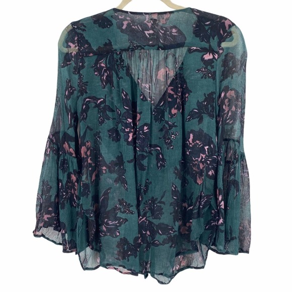 Anthropologie Featherbone Femme Ruffled Blouse - Picture 8 of 13